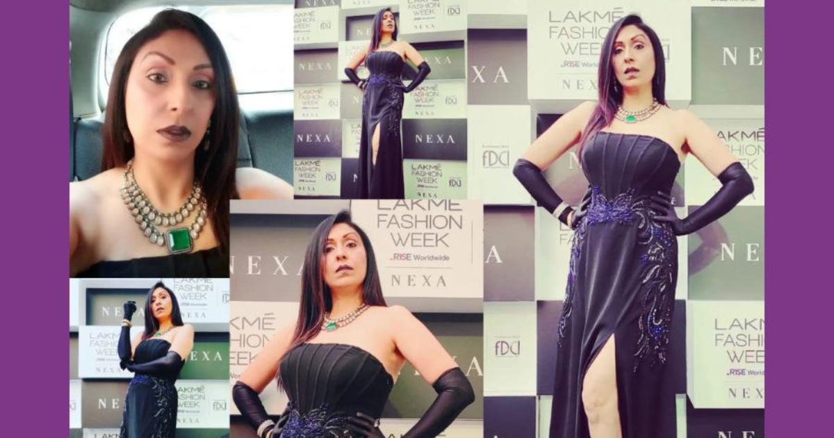 Pooja Misra steals the show in her goth and noir avatar on Day 3 of Lakme Fashion Week x FDCI